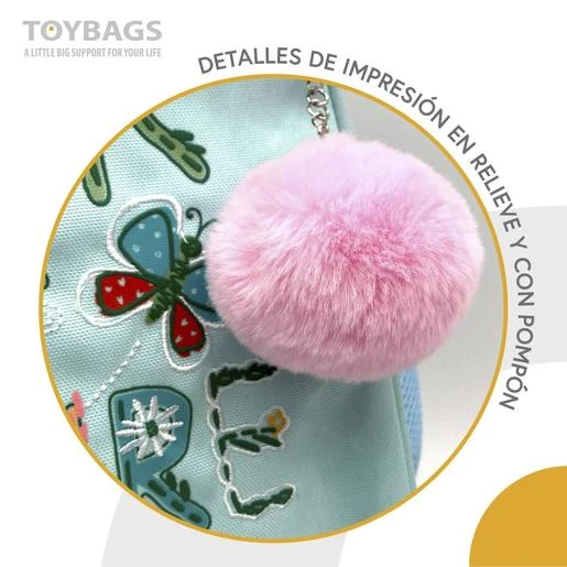 Toybags - Mochila Poliéster Multicolor Blin-Blin Black To Nature 4 Toybags - Mochila Poliéster Multicolor Blin-Blin Black To Nature - Imagen 4
