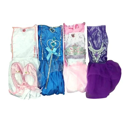 Set De 4 Disfraces De Princesa 3-4 Años 1 Set De 4 Disfraces De Princesa 3-4 Años
