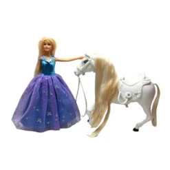 Muñeca Princess Con Caballo