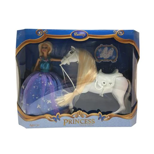 Muñeca Princess Con Caballo 2 Muñeca Princess Con Caballo - Imagen 2