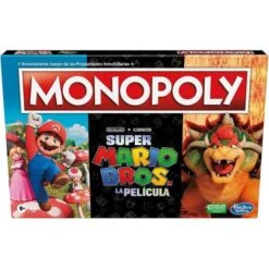 Hasbro - Super Mario - Monopoly Edición Película Super Mario Bros Con Token Bowser
