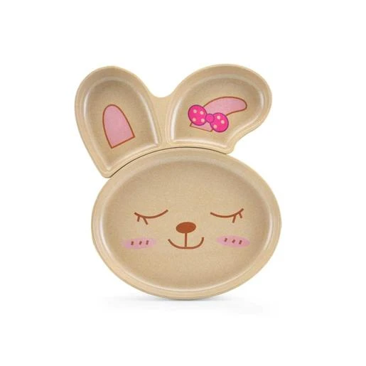 Set De 2 Platos Ecológicos Conejita 1 Set De 2 Platos Ecológicos Conejita