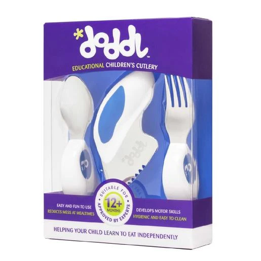 Cubiertos Aprendizaje 3 Piezas Azul 1 Cubiertos Aprendizaje 3 Piezas Azul