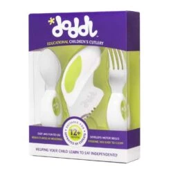 Cubiertos Aprendizaje 3 Piezas Verde
