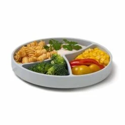 Plato De Silicona Con Ventosa Gris -Toys R Us Ventas medias 1668
