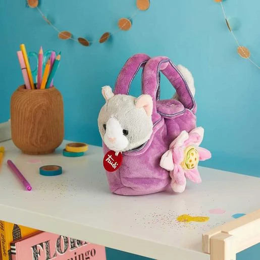 Gatito En Maletín De Peluche Trudi ㅤ 2 Gatito En Maletín De Peluche Trudi ㅤ - Imagen 2