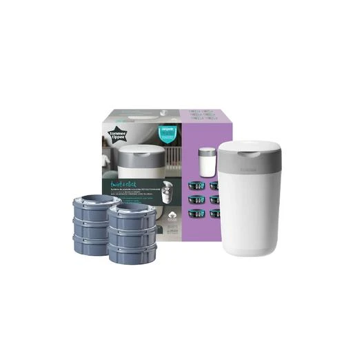 Tommee Tippee - Twist & Click Contenedor De Pañales Con 6 Recambios 1 Tommee Tippee - Twist & Click Contenedor De Pañales Con 6 Recambios