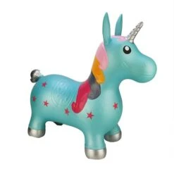 Unicornio Saltarín Inflable Azul 7 Unicornio Saltarín Inflable Azul -Toys R Us Ventas medias 1902