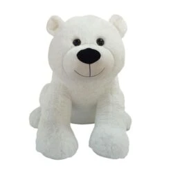 Peluche Oso Polar Sentado 75 Cm
