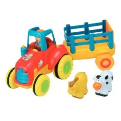 Tractor Y Remolque Con Luces Y Sonidos