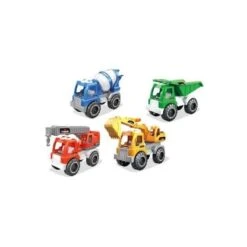 Ouatoo Baby - Pack 4 Camiones De Construcción