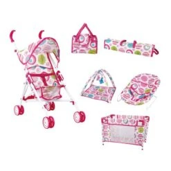 Kids World - Accesorios De Muñeco Bebé 5 En 1