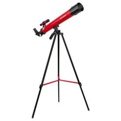 Bresser - Telescopio Astronómico Junior 45/600 Rojo