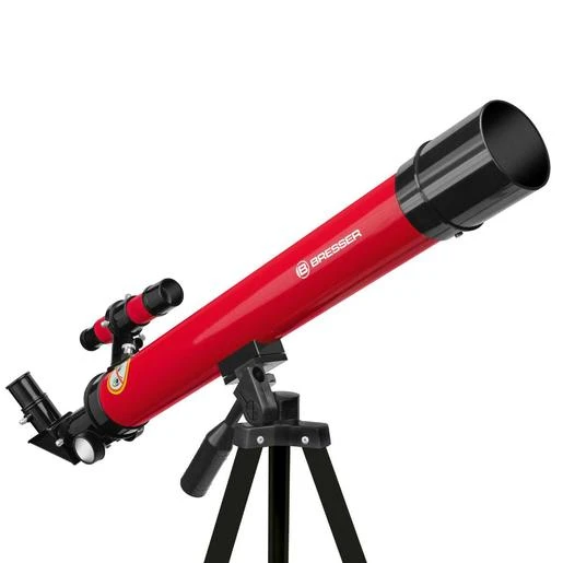 Bresser - Telescopio Astronómico Junior 45/600 Rojo 2 Bresser - Telescopio Astronómico Junior 45/600 Rojo - Imagen 2