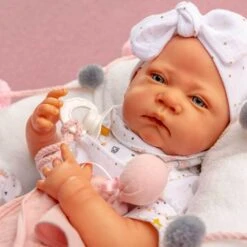 Reborn Bebé Toquilla Con Mecanismo Real -Toys R Us Ventas medias 2151