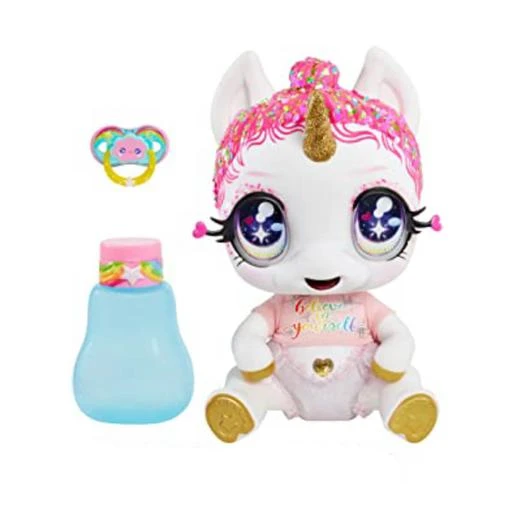 Glitter Babyz Doll Unicornio Blanco 2 Glitter Babyz Doll Unicornio Blanco - Imagen 2