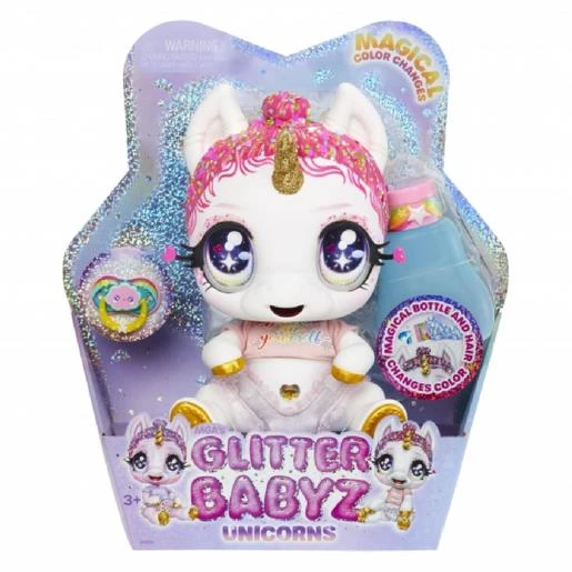 Glitter Babyz Doll Unicornio Blanco 10 Glitter Babyz Doll Unicornio Blanco - Imagen 10