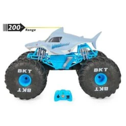 Camión Monstruo Teledirigido Mega Megalodon, Escala 1:6 Para Niños Y Niñas ㅤ -Toys R Us Ventas medias 242