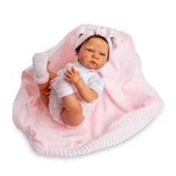 Reborn Bebé Toquilla Círculos Rosa