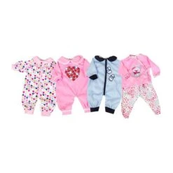 Set De 4 Conjuntos De Ropa De Muñeca 36 Cm