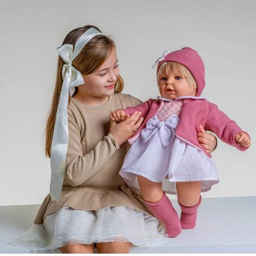 Mi Nene Niña Vestido Y Chaqueta 60 Cm 2 Mi Nene Niña Vestido Y Chaqueta 60 Cm - Imagen 2