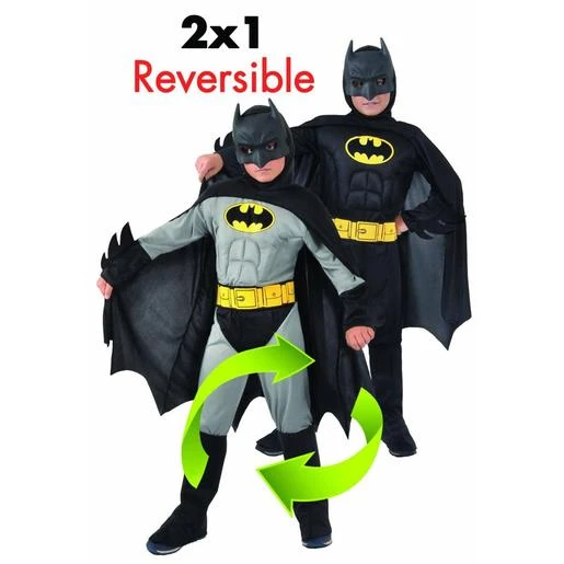 Batman - Disfraz Reversible 5-7 Años 1 Batman - Disfraz Reversible 5-7 Años