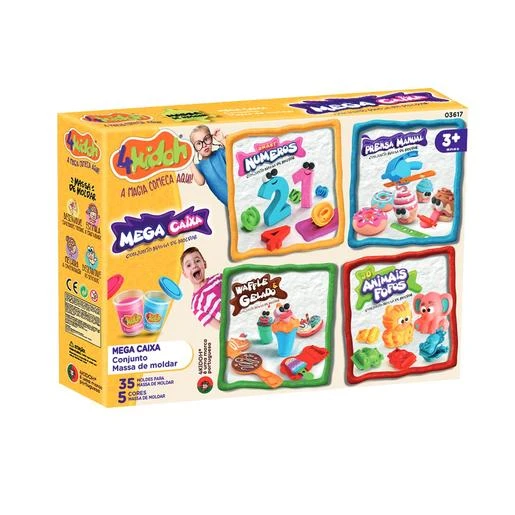 Juego De Plastilina - Mega Caja 4kidoh 1 Juego De Plastilina - Mega Caja 4kidoh
