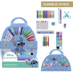 Disney - Set De 50 Piezas Para Colorear Multicolor ㅤ