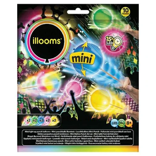 Pack 10 Mini Globos Luz LED 1 Pack 10 Mini Globos Luz LED