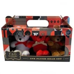 FAO Schwarz - Set De 3 Ositos De Peluche