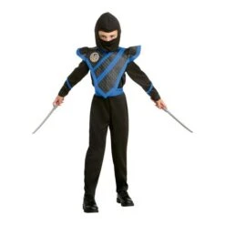 Cosplay Creation - Disfraz Infantil Ninja Azul (varias Tallas)