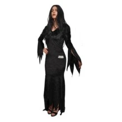 Disfraz Adulto - Morticia Familia Addams