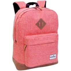 Mochila Americana Con Compartimento Para Portátil Y Bolsillo Frontal